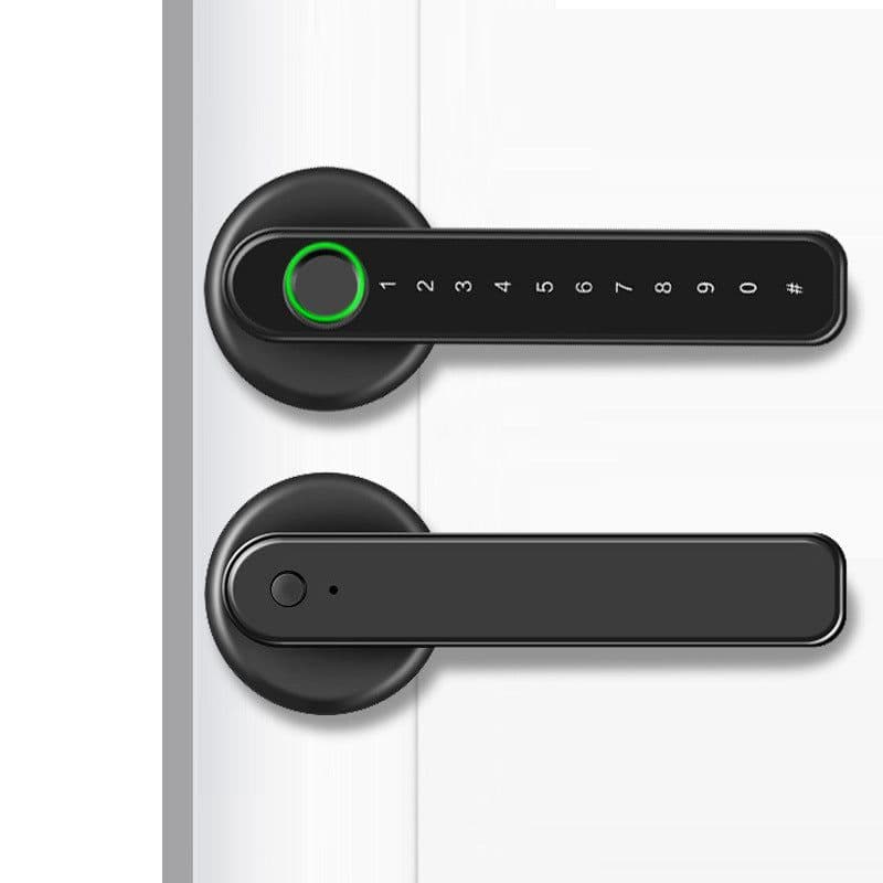 image-TT Lock Tongtong lock APP bedroom door wooden door fingerprint lock office home ball lock door lock smart handle lock