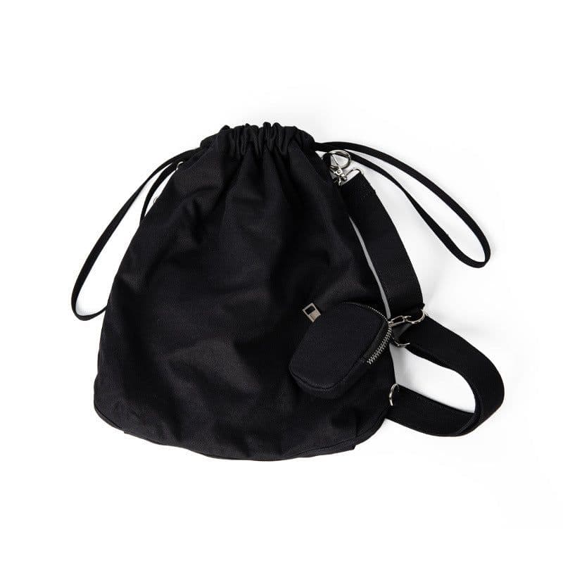 image-Millet Grains 2020 Korean Bucket Bag - Black Shoulder Messenger