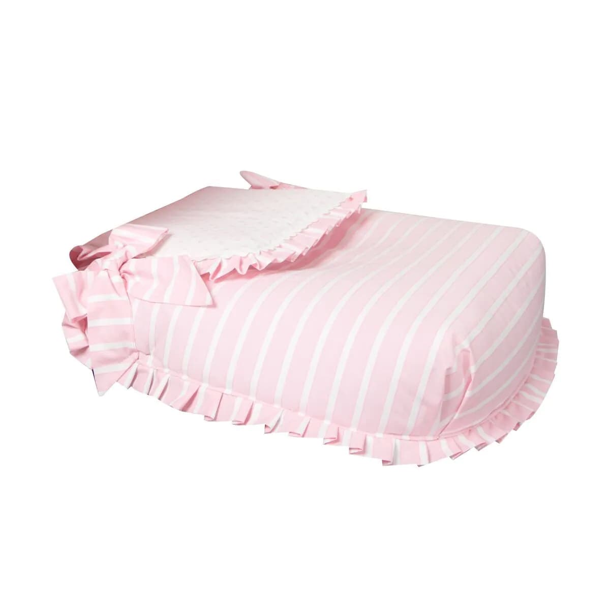 image-Bedspread (quilt) Babyline Oporto Pink Baby Crib