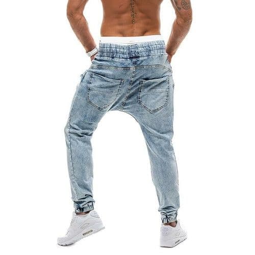 image-2019 Spring And Autumn Hot Sale Men's Trousers Harem Pants Jeans