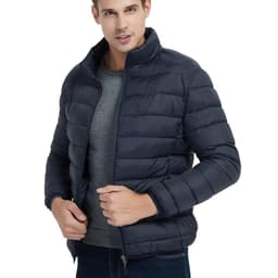image-Duck Down Puffer Jacket Mens Light Jacket Autumn Winter Down Coats