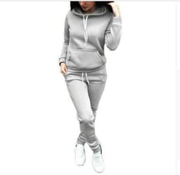 image-Sport Suit Women Autumn Winter Tracksuits Wine Pullover Top Shirts