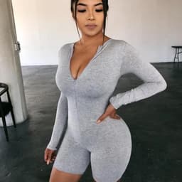 image-Bodycon Playsuit Women Wear On Both Sides Sexy Jumpsuit Autumn 2019