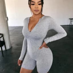 image-Bodycon Playsuit Women Wear On Both Sides Sexy Jumpsuit Autumn 2019