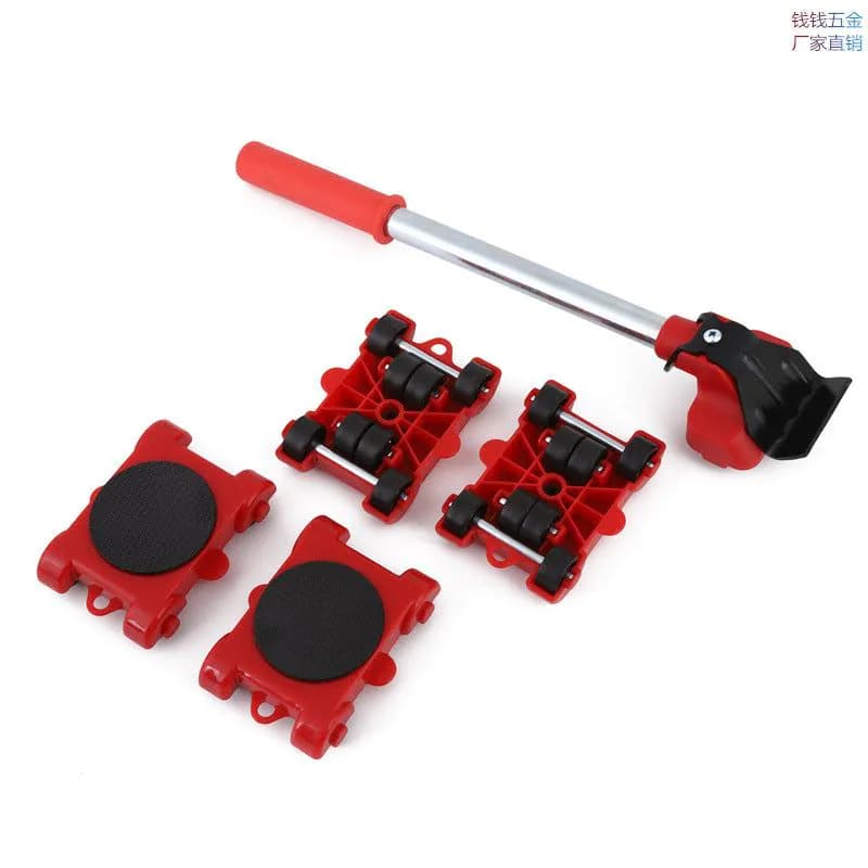 image-New moving artifact mobile mover moving artifact five-piece set of heavy objects convenient moving tool moving tool