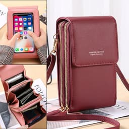 image-2022 new mobile phone bag fashion bag female Korean version messenger shoulder bag multifunctional mini girl daily bag