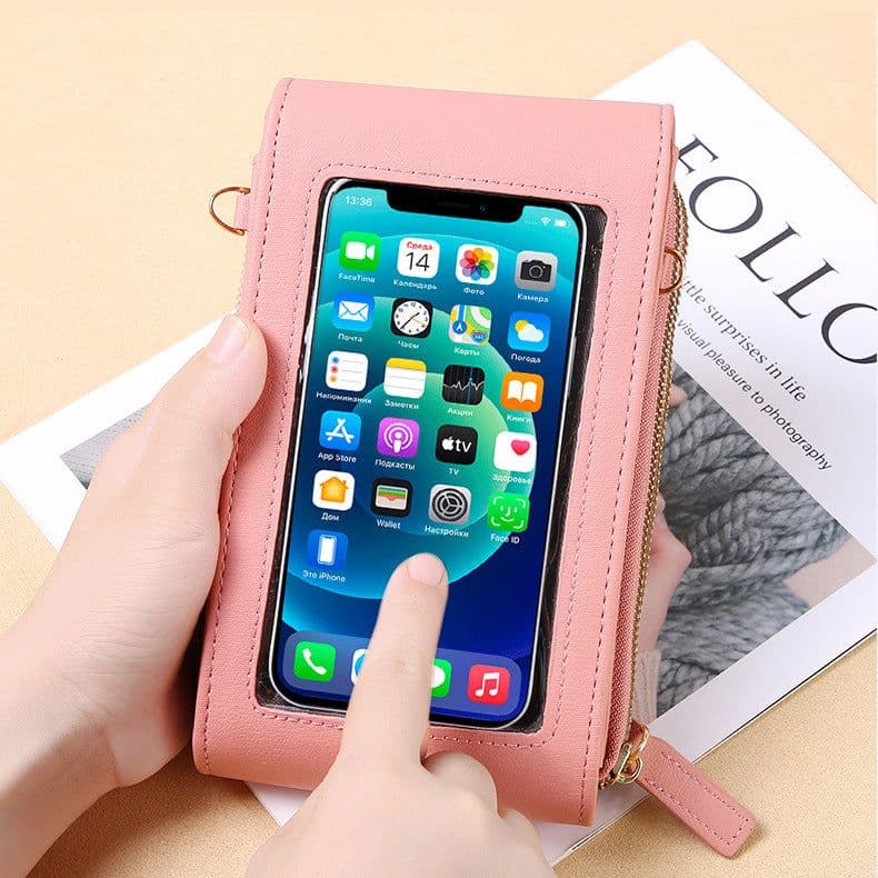 image-2022 new mobile phone bag fashion bag female Korean version messenger shoulder bag multifunctional mini girl daily bag