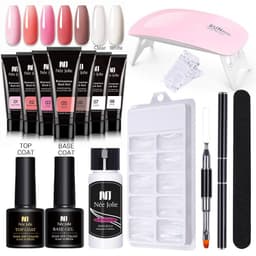 image-15ml Nail Extension Glue Set Nail Mold Double-ended Brush Nail Crystal Extension Glue Set Nail Polish Glue Set
