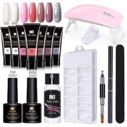 image-15ml Nail Extension Glue Set Nail Mold Double-ended Brush Nail Crystal Extension Glue Set Nail Polish Glue Set