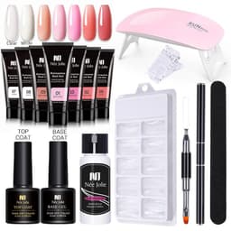 image-15ml Nail Extension Glue Set Nail Mold Double-ended Brush Nail Crystal Extension Glue Set Nail Polish Glue Set