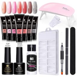 image-15ml Nail Extension Glue Set Nail Mold Double-ended Brush Nail Crystal Extension Glue Set Nail Polish Glue Set