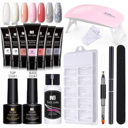 image-15ml Nail Extension Glue Set Nail Mold Double-ended Brush Nail Crystal Extension Glue Set Nail Polish Glue Set