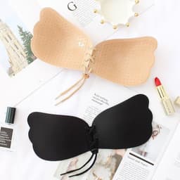 image-Lala goddess invisible chest paste wedding dress gathered non-slip on the support oversized breast breast bra wholesale one piece on behalf of