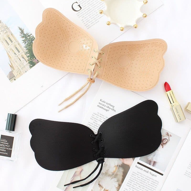 image-Lala goddess invisible chest paste wedding dress gathered non-slip on the support oversized breast breast bra wholesale one piece on behalf of