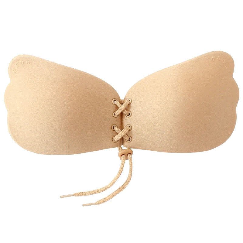 image-Lala goddess invisible chest paste wedding dress gathered non-slip on the support oversized breast breast bra wholesale one piece on behalf of
