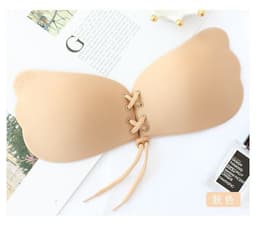 image-Lala goddess invisible chest paste wedding dress gathered non-slip on the support oversized breast breast bra wholesale one piece on behalf of