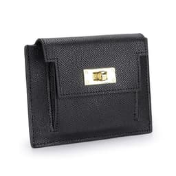 image-Leather wallet card bag all-in-one bag women's short leather palm pattern simple coin purse 2022 new small wallet