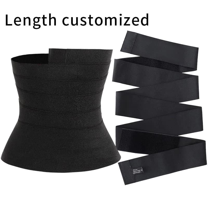 image-Cross-border new waist trainer sports restraint belt ladies belt tummy wrap elastic abdominal belt