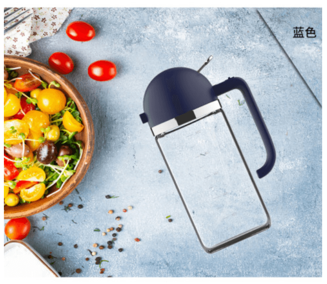 image-Amazon hot selling dual-use oil pot household kitchen tools pouring oiler spray bottle barbecue seasoning bottle pouring spray bottle