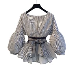 image-Pants Hong Kong flavor Hong Kong style society bf careful machine goddess fan shirt with playful short suit female two-piece