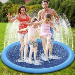 image-Spot PVC pet water spray pad pet swimming pool folding pool water spray toy dog outdoor pet pad