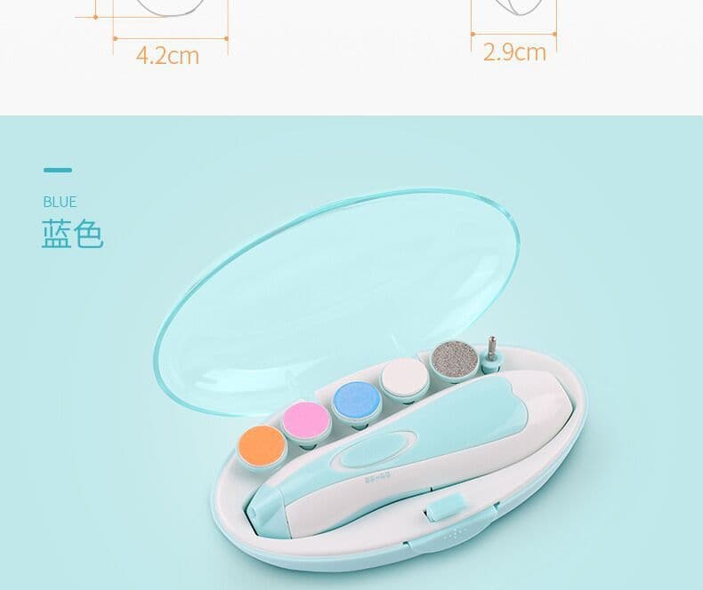 image-New Multifunctional Baby Electric Nail Grinder Baby Manicure Set Nail Tools Factory Wholesale On behalf of Shipping