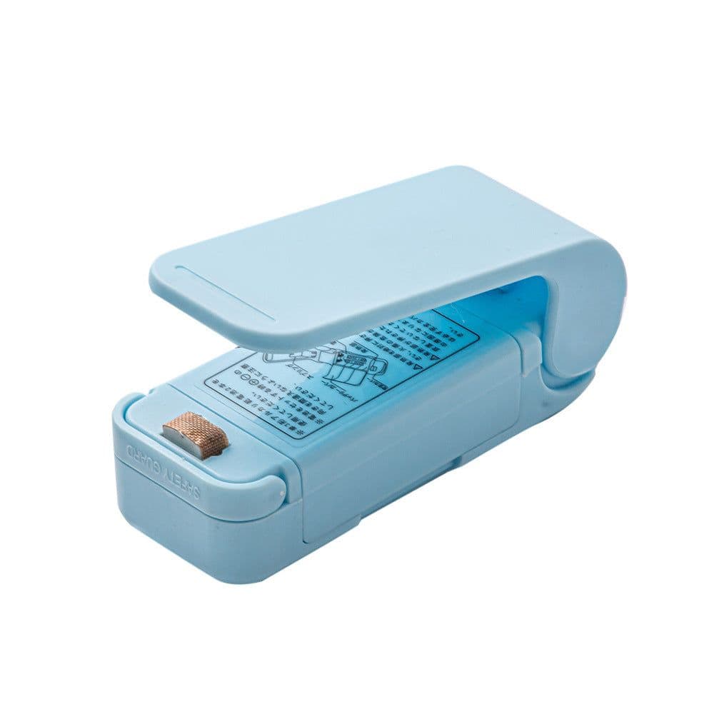 image-Mini Portable Hand Pressure Sealer Plastic Bag Packaging Small Household Snack Sealer Plastic Sealing and Keeping Fresh