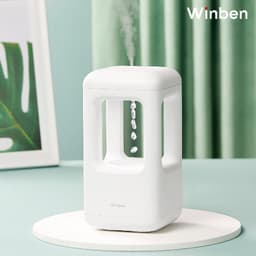 image-Winben Weiben anti-gravity water droplet humidifier home atmosphere lamp water droplet backflow camping equipment atomizer