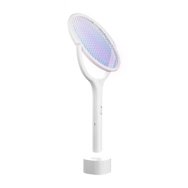 image-360-degree adjustable mosquito killing angle electric mosquito swatter USB rechargeable household mosquito killer purple light Annie Diary