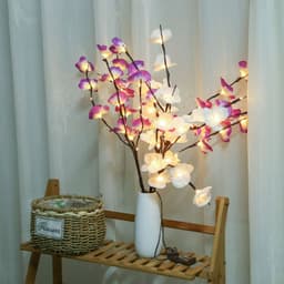 image-LED Phalaenopsis Branch Lamp Nordic Style Indoor Decoration