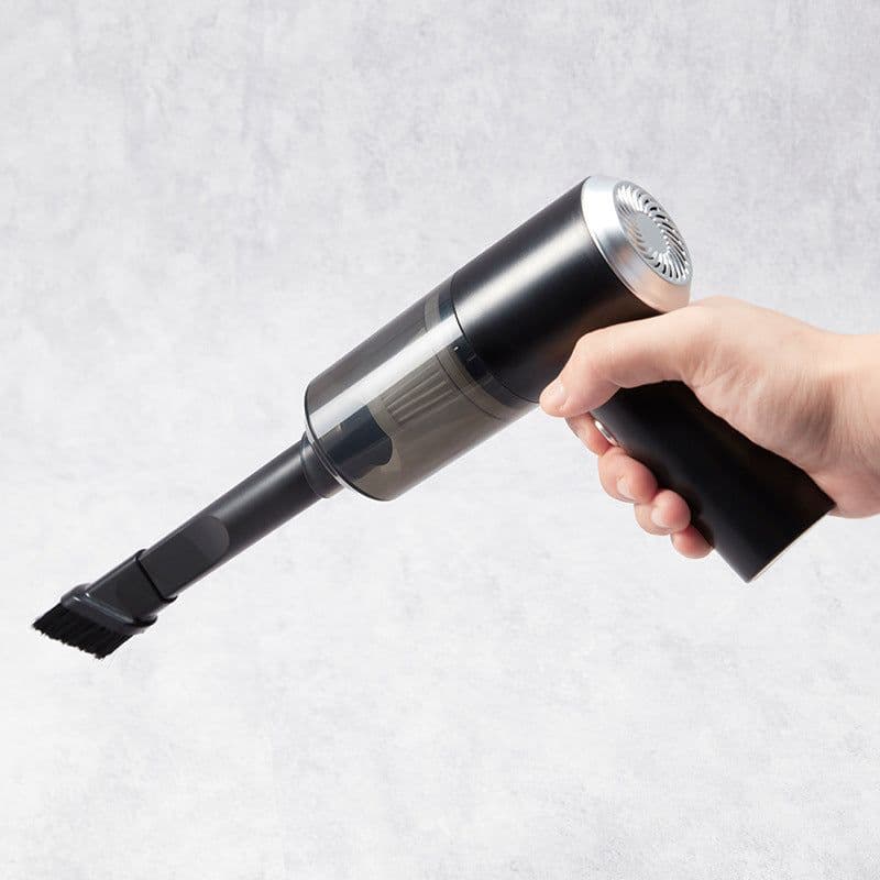 image-Cross-border Mini Car Vacuum Cleaner Wireless Rechargeable High Power Portable Handheld Folding Vacuum Cleaner