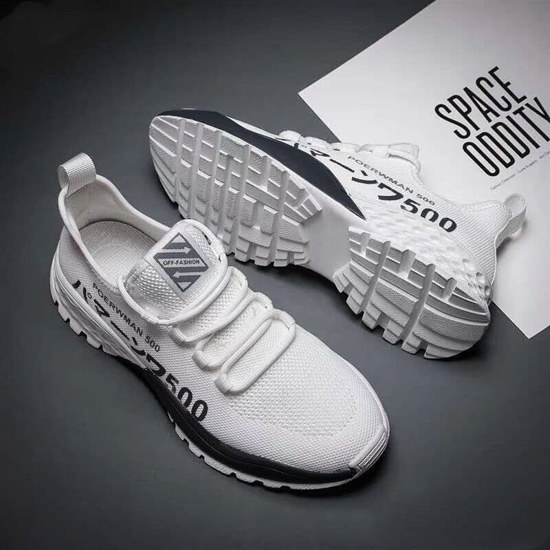 image-Men's Shoes Spring 2022 New Sports Shoes Men's Trend Casual All-match Breathable Junior High School Students Running Men's Shoes