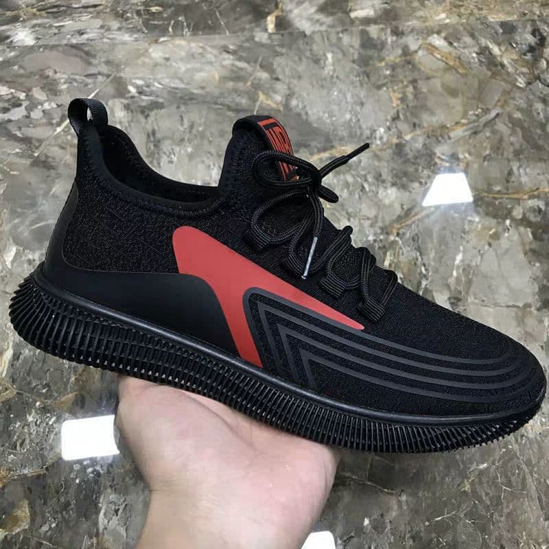 image-Men's Shoes Spring 2022 New Sports Shoes Men's Trend Casual All-match Breathable Junior High School Students Running Men's Shoes