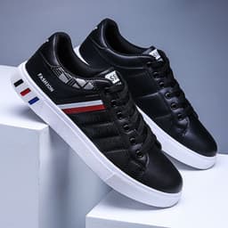 image-2022 spring new casual shoes men's sneakers trend breathable white shoes men's sports shoes low-top leather shoes