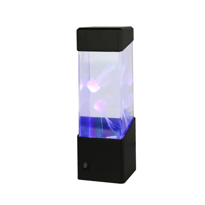 image-Jellyfish Aquarium Colorful Color Changing Electronic Pet Simulation Fish Tank Creative Home Gift Toys Ornamental