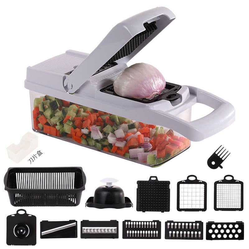 image-Factory direct supply simple multi-purpose kitchen vegetable and fruit dicing processing multiple functions convenient vegetable cutting machine