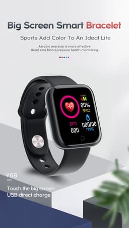 image-smart bracelet smart bracelet cross-border information reminder heart rate blood pressure sports Bluetooth watch gift