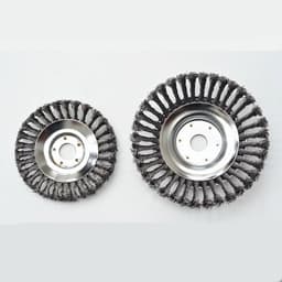image-Lawn mower with 8-inch steel wire grass wheel kink 6-inch steel wire grass head accessories garden tools weeding brush plate