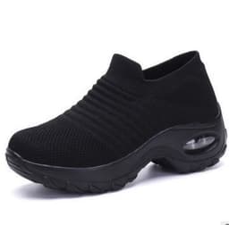 image-1839 autumn women's shoes sports shoes women's travel hiking shoes leisure heightening air cushion outdoor shoes rocking shoes