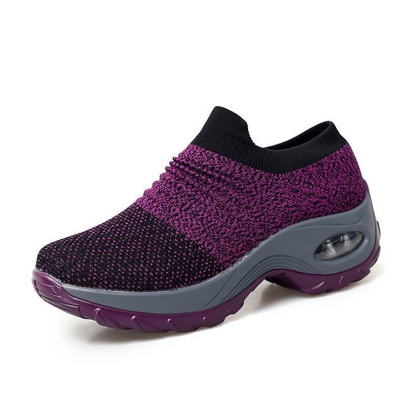 image-1839 autumn women's shoes sports shoes women's travel hiking shoes leisure heightening air cushion outdoor shoes rocking shoes