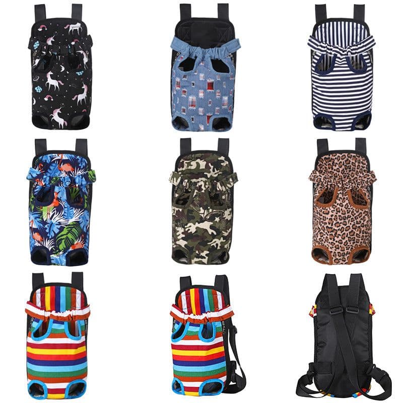 image-Manufacturers spot fashion breathable pet chest bag pet go out portable backpack dog backpack pet supplies