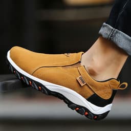 image-2021 Cross Mirror Foreign Trade Large Size Men's Mountaineering Shoes Suede Sports Leisure Outdoor Shoes One Piece Dropshipping
