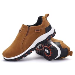 image-2021 Cross Mirror Foreign Trade Large Size Men's Mountaineering Shoes Suede Sports Leisure Outdoor Shoes One Piece Dropshipping