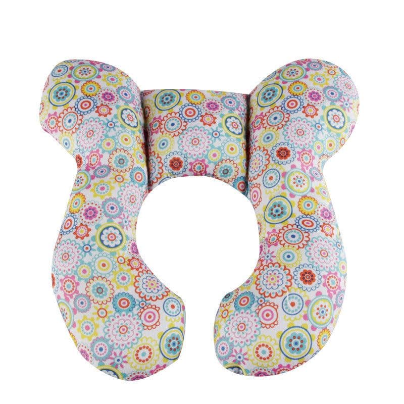 image-Baby head protector U-shaped pillow stroller fixed head pillow car seat sleep protection head and neck pillow wholesale