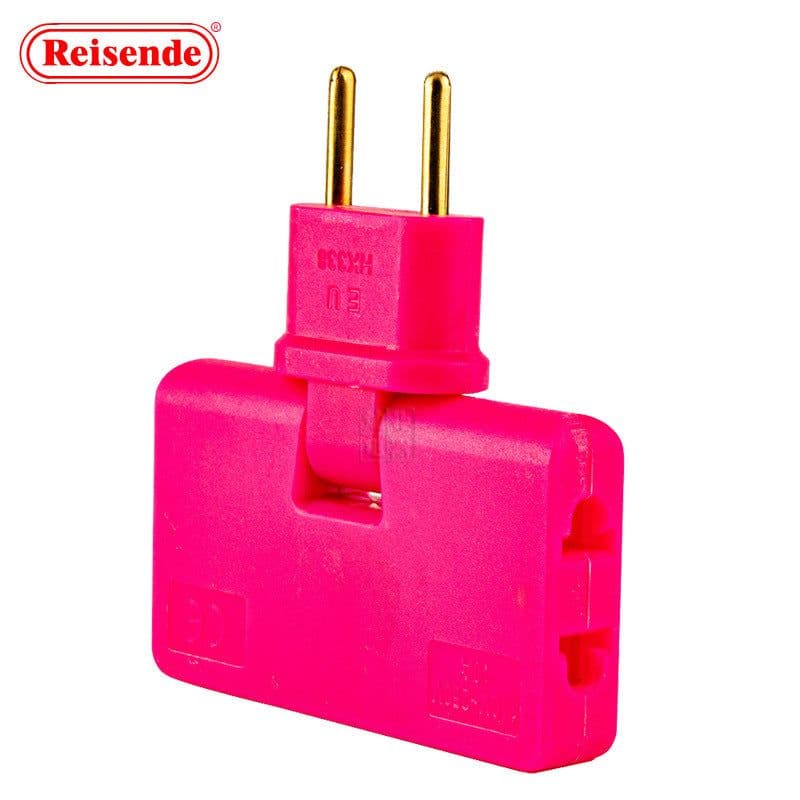 image-180-degree European regulation rotary wireless one-turn three-socket European standard European one-to-three socket converter conversion head