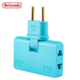 image-180-degree European regulation rotary wireless one-turn three-socket European standard European one-to-three socket converter conversion head