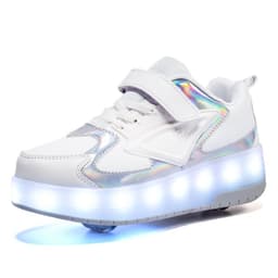 image-Foreign trade skates spot wholesale on behalf of boys and girls adult burst shoes single wheel LED colorful lights manufacturers