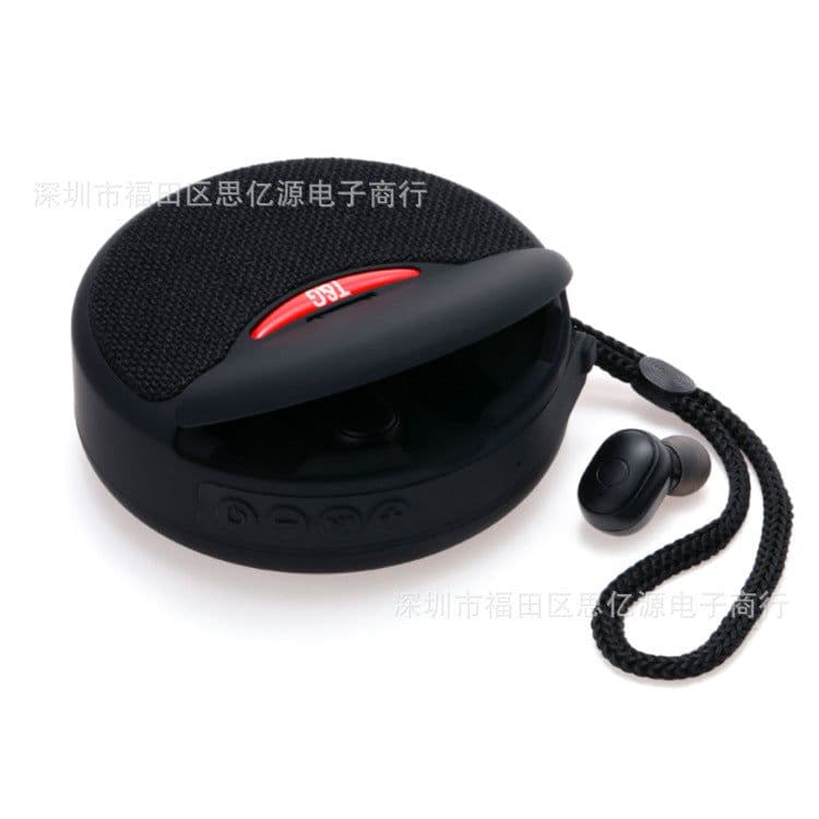 image-TG808 Wireless Bluetooth Speaker Outdoor Portable Power Bank TWS5.0 Binaural Stereo Sports Headphones