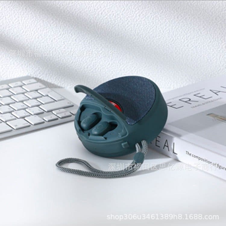 image-TG808 Wireless Bluetooth Speaker Outdoor Portable Power Bank TWS5.0 Binaural Stereo Sports Headphones