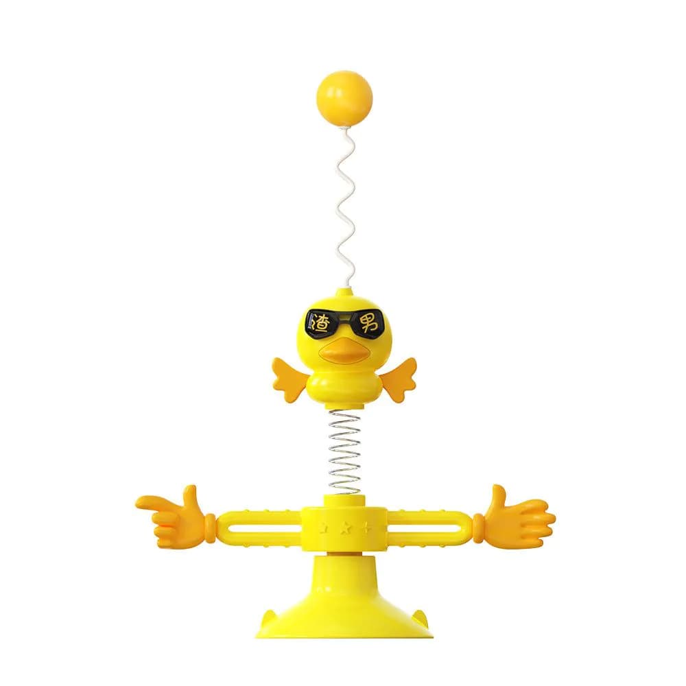image-Pet supplies Amazon cat turntable teasing cat stick toy swing tumbler leaking food ball self-healing slow food device